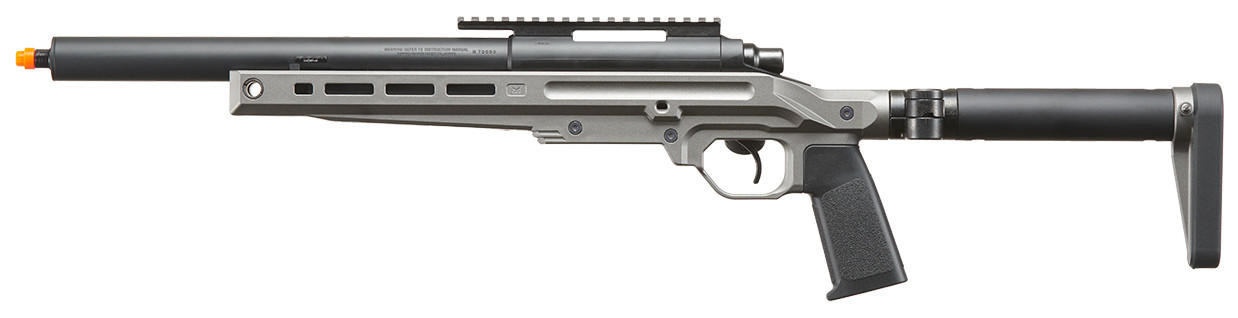Tokyo Marui VSR-ONE Bolt Action Airsoft Sniper Rifle w/ Folding Stock, Stealth Gray