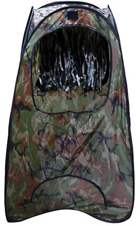 Top Airsoft BB Stand Up Target Trap Tent, Woodland