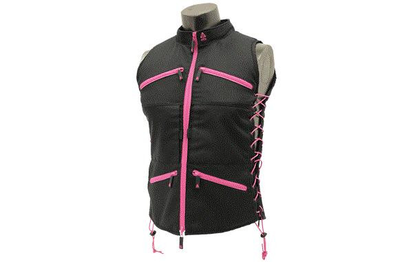 True Huntress Series Black & Pink Sporting Vest