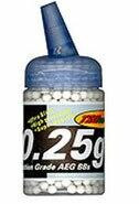 TSD Competition Grade AEG 6mm plastic airsoft BBs, 0.25g, 1000 rds, white