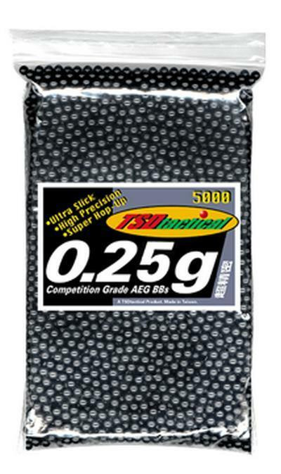 TSD Tactical 5000 0.25g 6mm Black Airsoft BBs