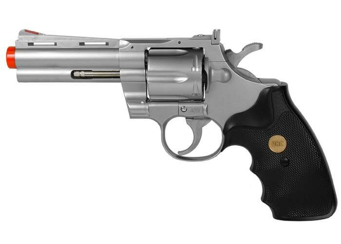 UHC Airsoft Revolver 4" Barrel - Silver