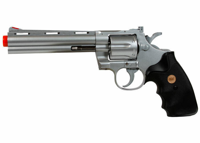 UHC Airsoft Revolver 6" Barrel - Silver
