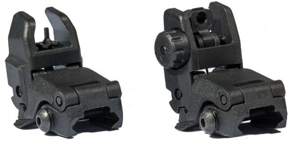 UK Arms AMA Gen 1 Back-Up Sight Set, Black