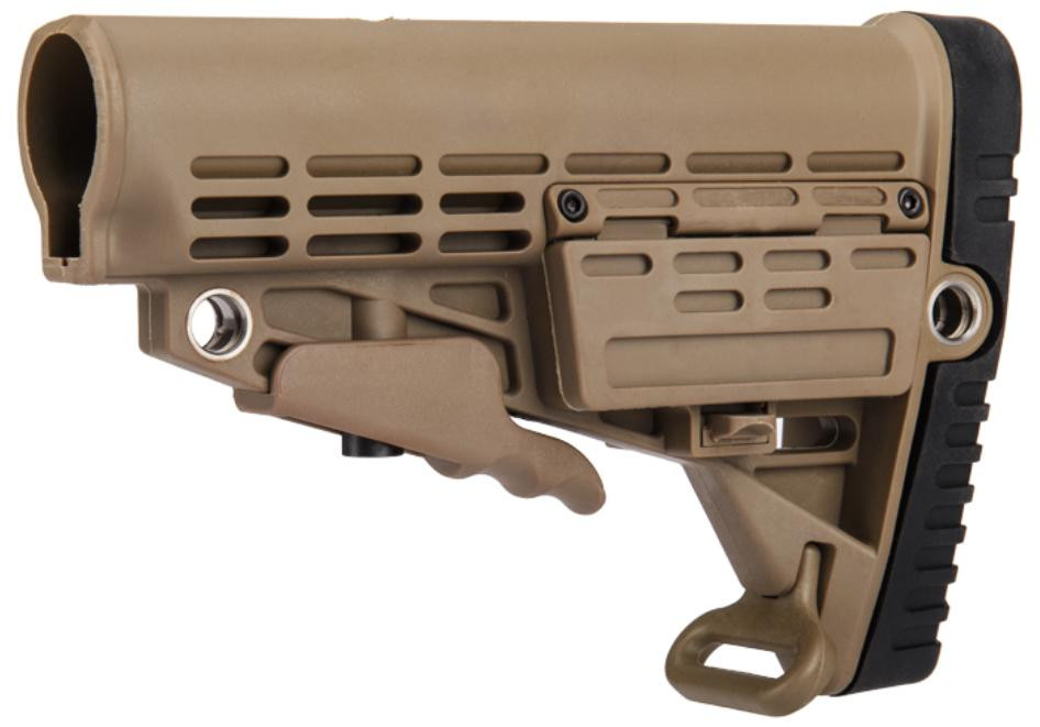 UK Arms Collapsible Stock, Dark Earth