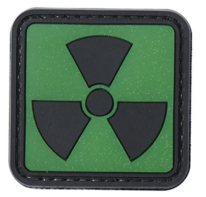 Ukarms Atomic PVC Patch, Black/Green
