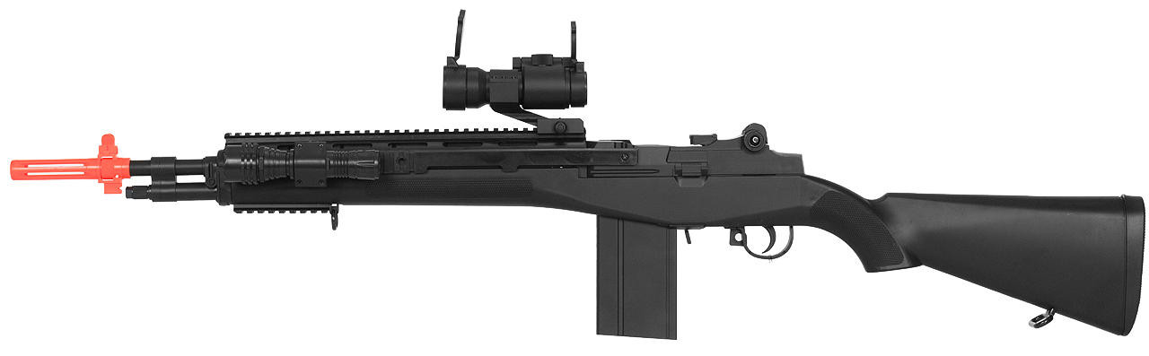 Ukarms Spring Powered M14 Airsoft Rifle, Black