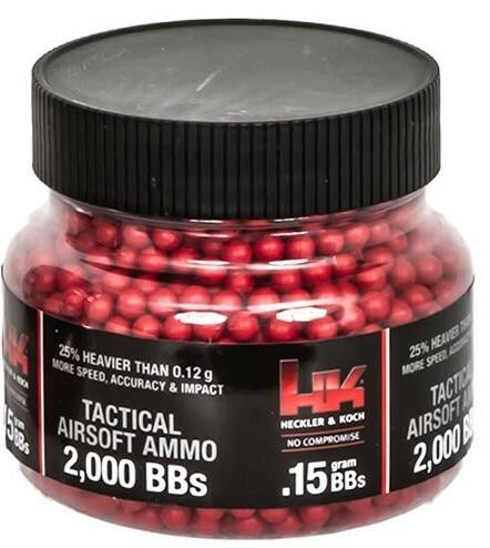 UMAREX HK 0.15g BBs, 2000 CT., Red
