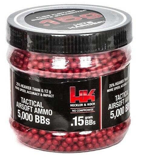 UMAREX HK 0.15g BBs, 5000 CT., Red