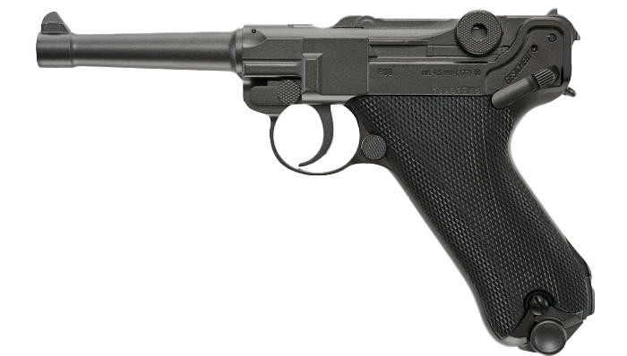 Umarex Legends P08 .177 CO2 BB Gun Air Pistol, Black