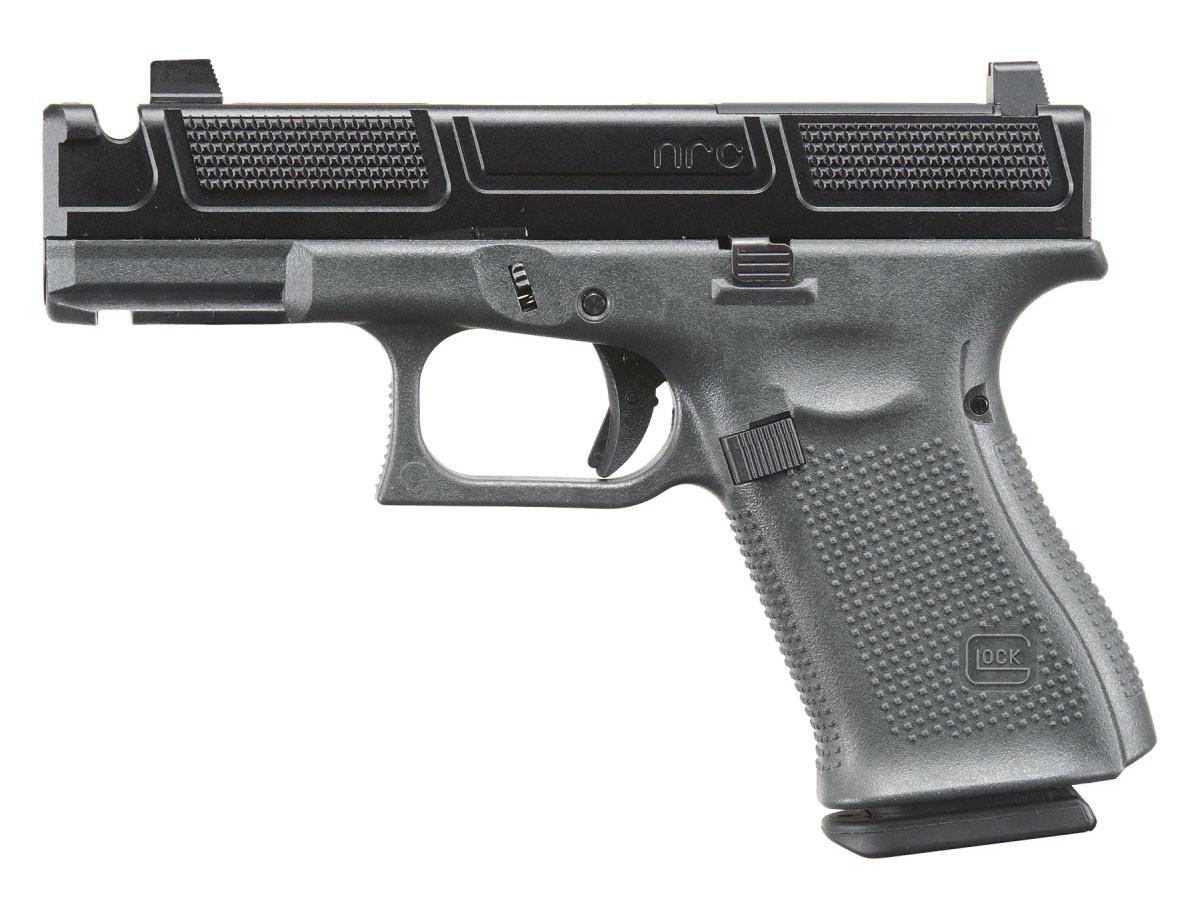 Umarex Licensed Gen 5 Glock 19 Airsoft Pistol w/ Arc Division Reactor Slide Kit, Black/Tungsten Grey