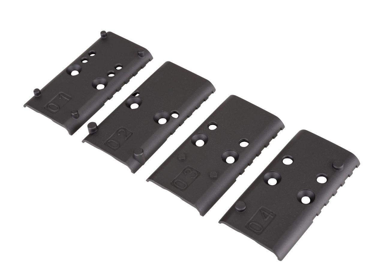 Umarex Optic Adapter Plates for GLOCK Type MOS 1 Airsoft & Airguns, 4pack