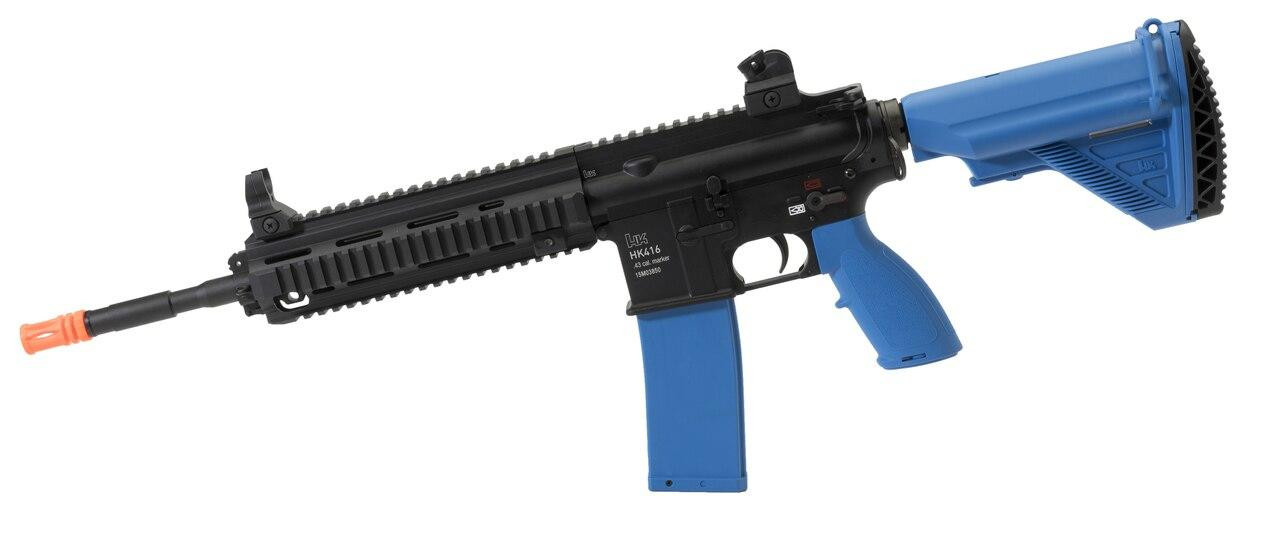 Umarex T4E H&K 416 .43 Cal Co2 Paintball Rifle, Blue/Black