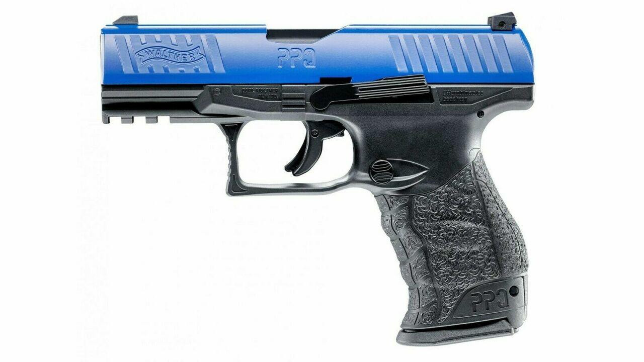 Umarex T4E Smith & Wesson M&P9 M2.0 LE Co2 Blowback Paintball Marker Pistol, Blue/Black