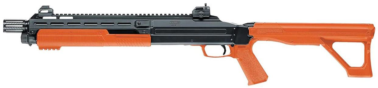 Umarex T4E HDX Less-Lethal Home-Defense .68 Caliber CO2 Air Shotgun, Black/Orange