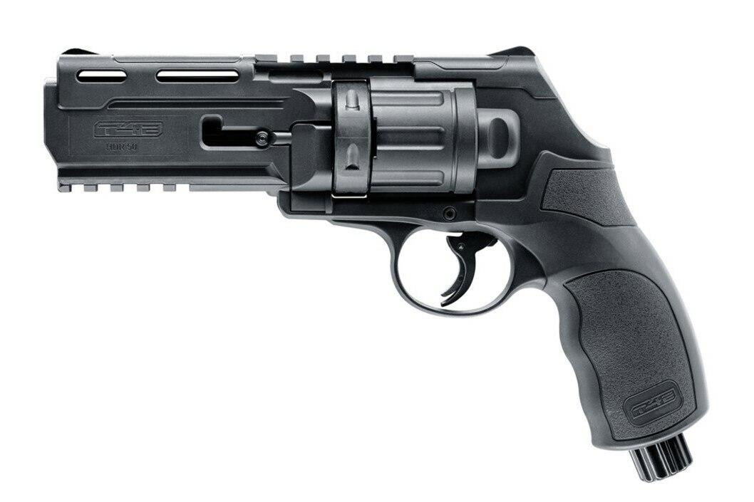 Umarex T4E TR50 .50 Cal Co2 Paintball Revolver, Black
