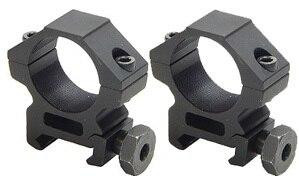UTG Premium 1" Rings, Low, Weaver Mount, See-Thru