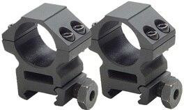 UTG Premium 1" Rings, Medium, Weaver Mount, See-Thru