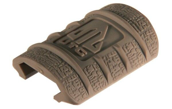 UTG Rubber Rail Covers, Dark Earth (12 pack)