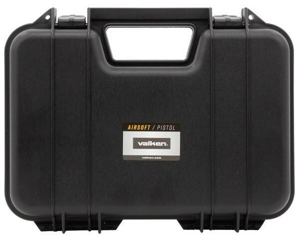 Valken 12" Molded Hard Pistol Case, Black