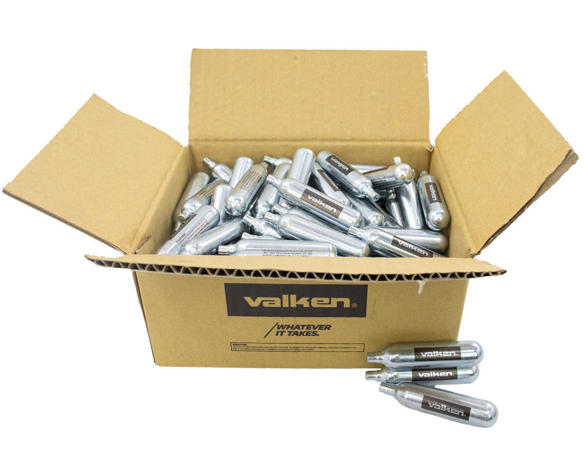 Valken 12g CO2 Cartridges - 100 Count