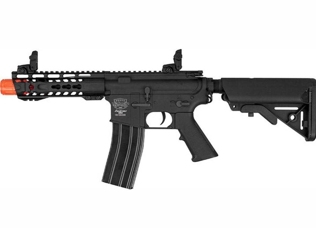 Valken Alloy MK I Full Metal AEG Airsoft Rifle, Black