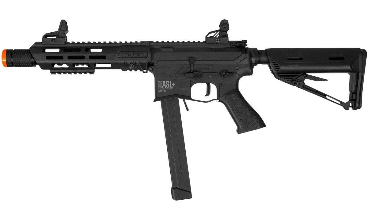 Valken ASL+ Series Kilo45 AEG Airsoft Rifle, Black