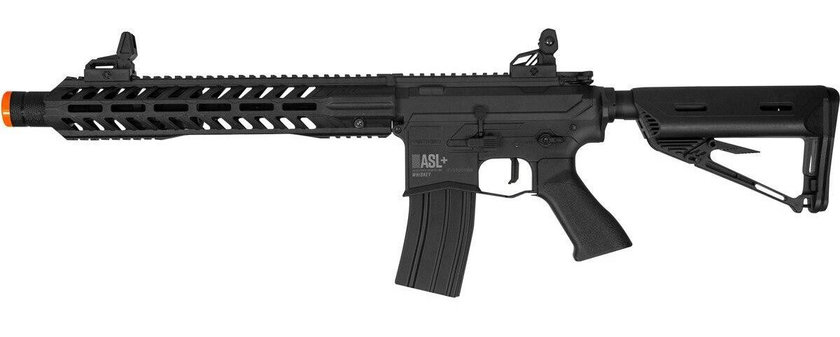 Valken ASL+ Series High Velocity WHISKEY AEG Airsoft Rifle, Black