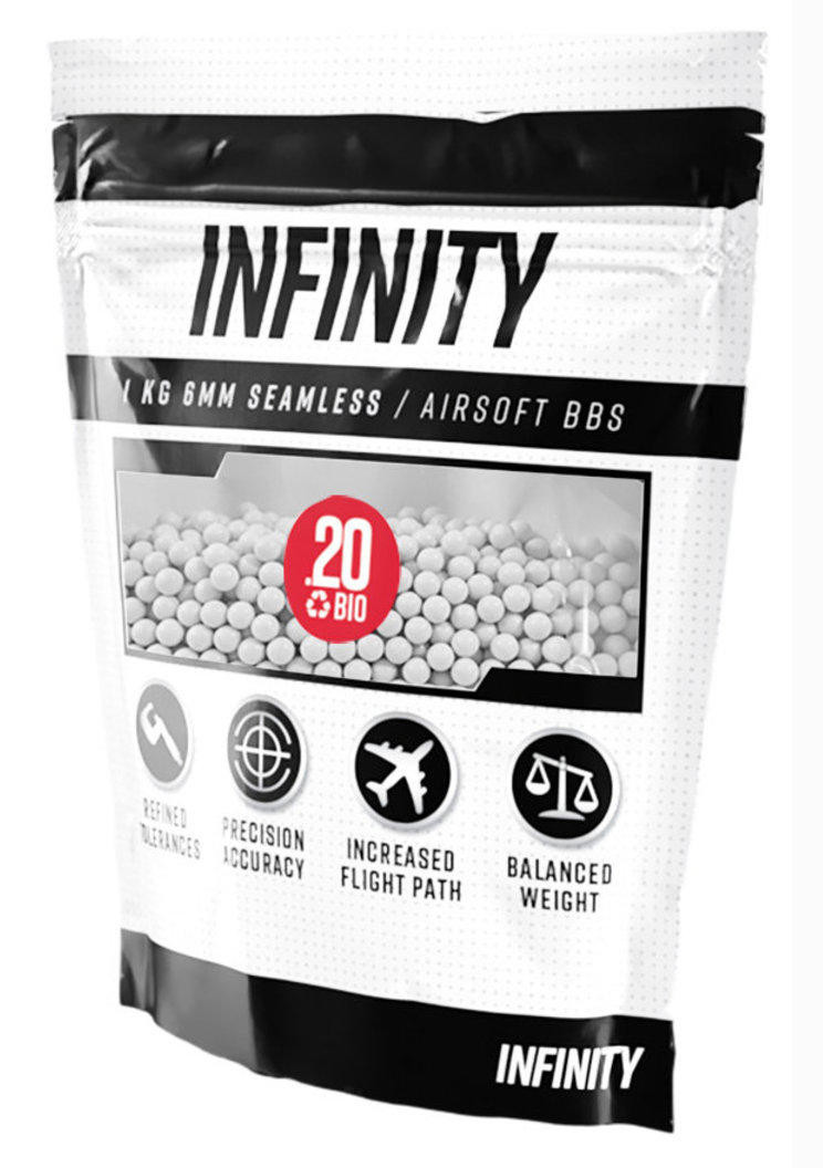 Valken Infinity 6mm BIO Airsoft BBs, 0.20g, 5000 rounds
