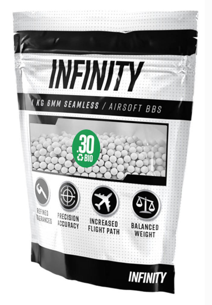 Valken Infinity 6mm Bio Airsoft BBs, 0.30g, 3300 rounds