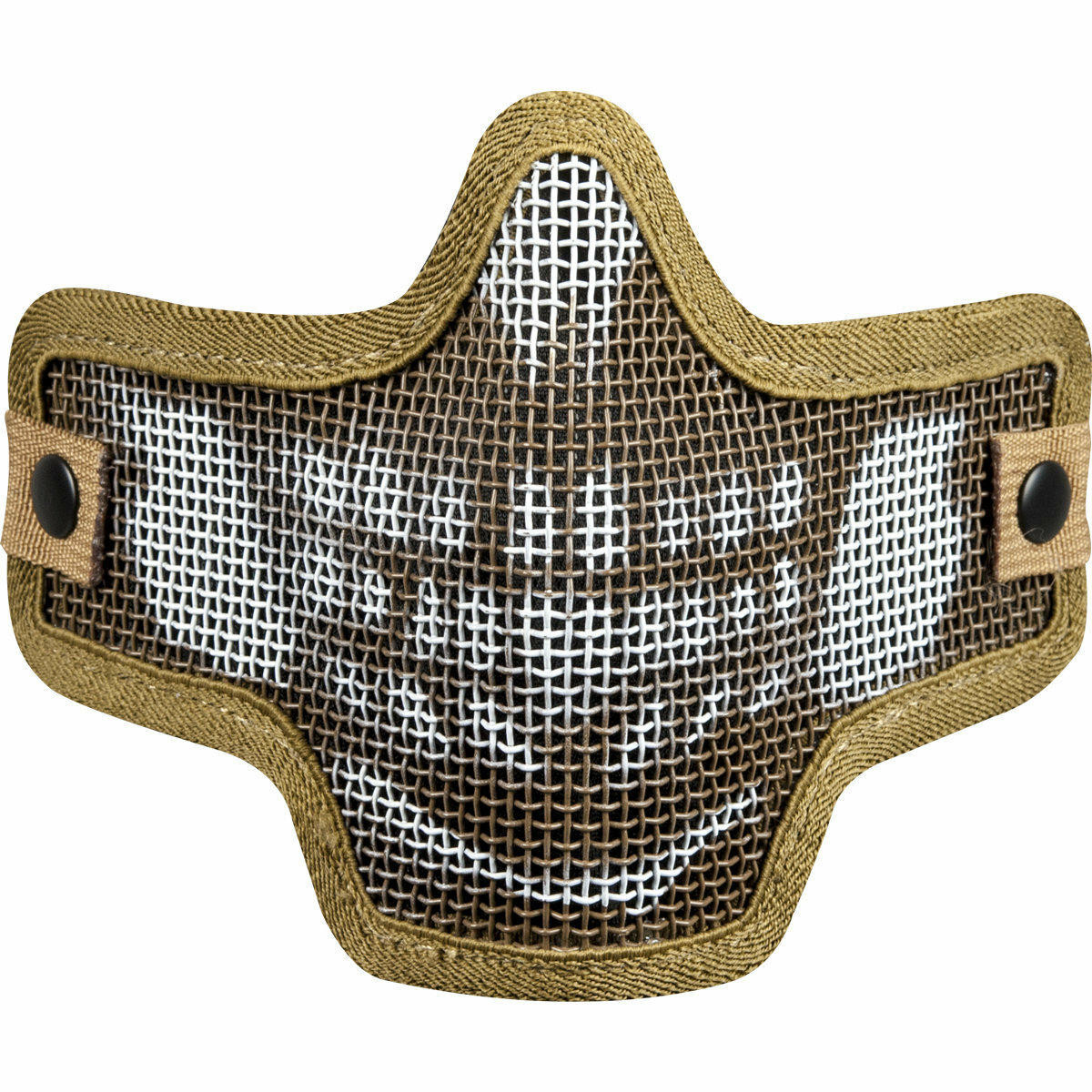 Valken Kilo Airsoft Mesh Mask - Skull, Tan