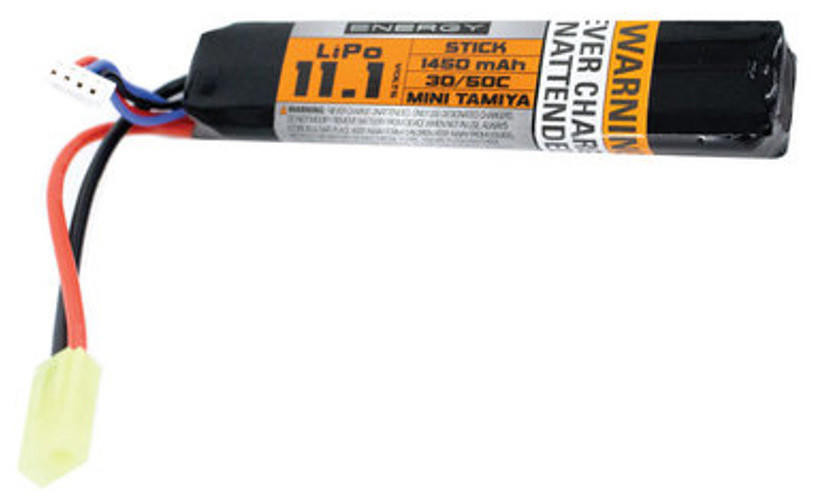 Valken LiPO 11.1v 1450mAh 30C/50C Stick Small Tamiya Airsoft Battery