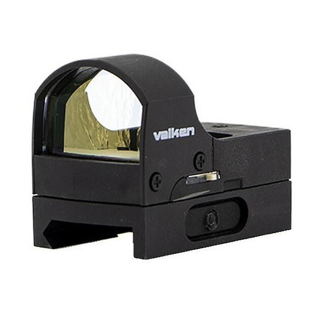 Valken Mini Reflex Red Dot Sight (Molded) w/ QD Mount, Black