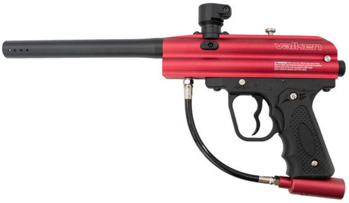 Valken Razorback .68 Cal Paintball Marker, Red/Black