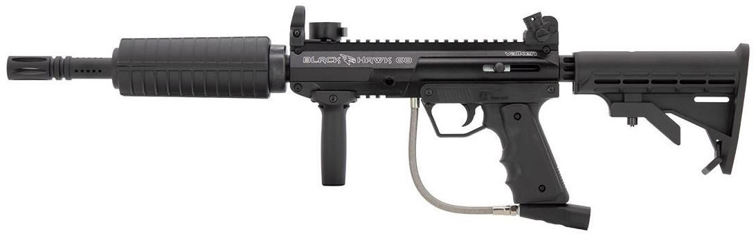 Valken SW-1 Blackhawk Kit "Foxtrot Rig" Paintball Marker, Black