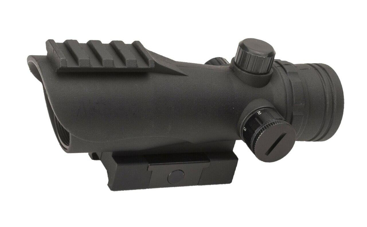 Valken Tactical 30mm Illuminated Red Dot Optic, Black