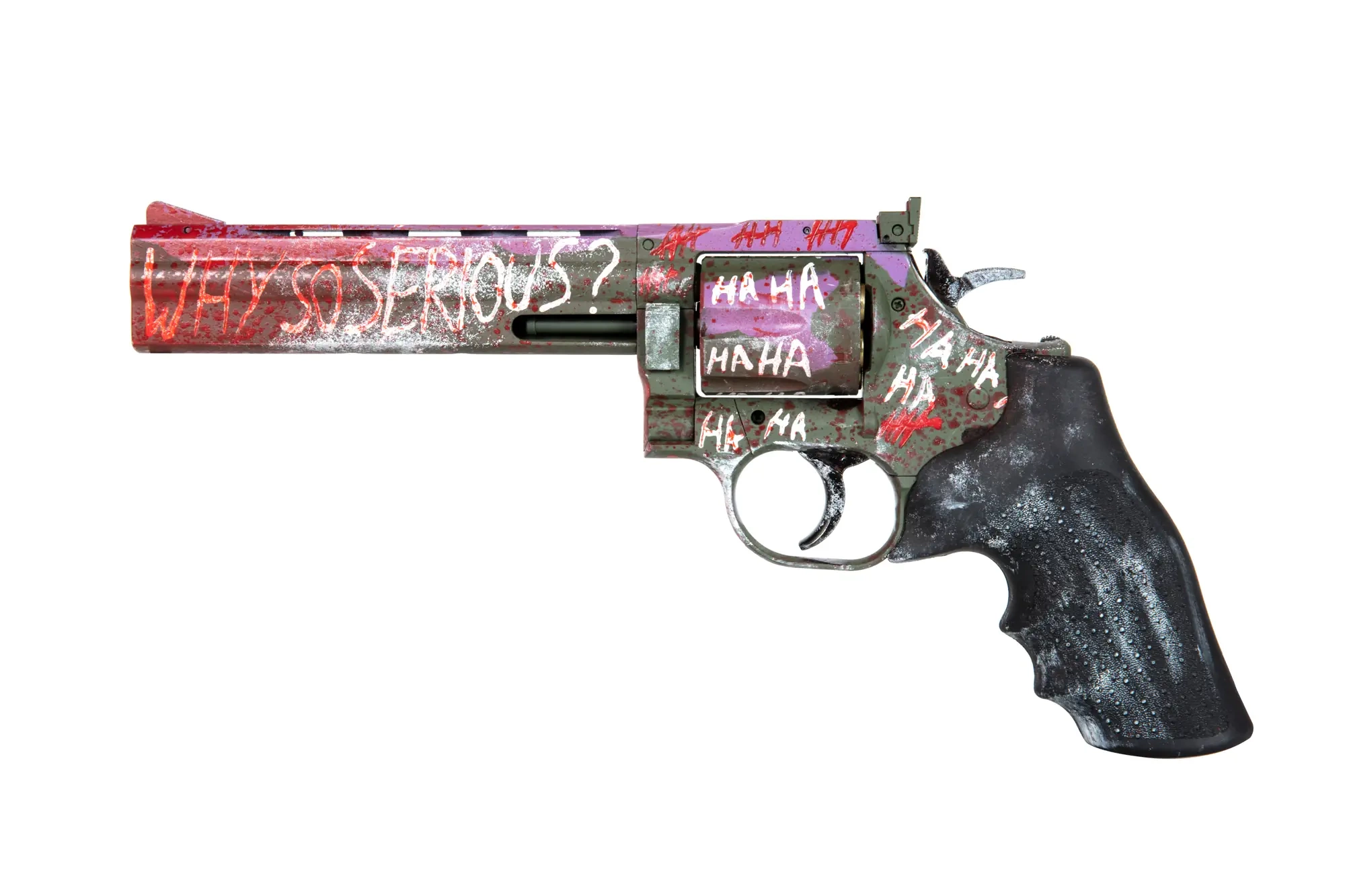 Dan Wesson 715 6 Revolver Replica - Joker Custom