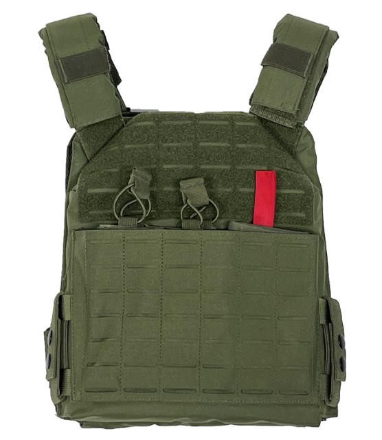 VISM By NcStar Laser Cut Plate Carrier, Green