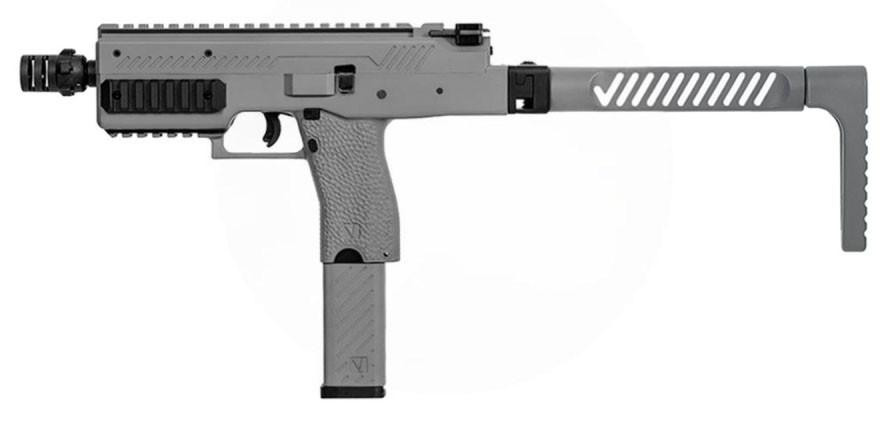 Vorsk Airsoft VMP-1 Gas Blowback Airsoft SMG, Grey