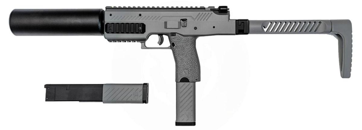 Vorsk VGS-1X GBB Airsoft SMG, Gray