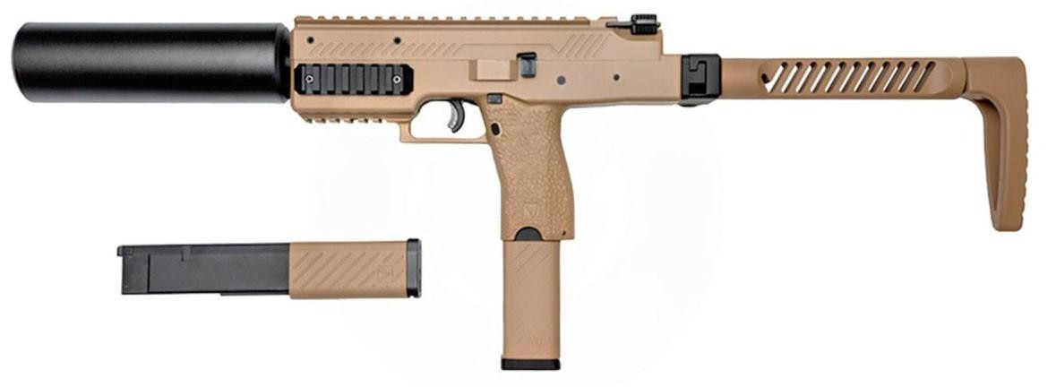 Vorsk VGS-1X GBB Airsoft SMG, Tan