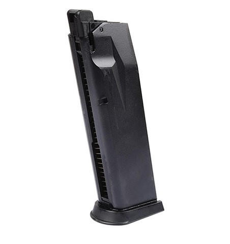 WE Tech 24rd F228 Series Gas Blowback GBB Airsoft Pistol Magazine, Black