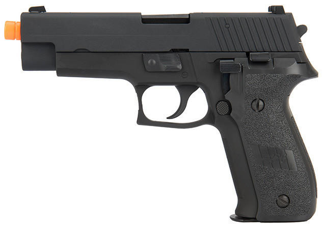 WE Tech F226 Gas Blowback Airsoft Pistol, Black