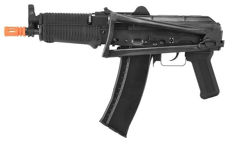 WE-Tech Full Metal AK74UN Gas Blowback Airsoft Rifle, Black