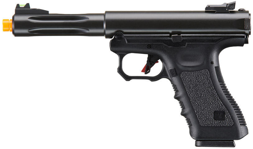 WE-Tech Galaxy Select Fire Premium S Gas Blowback Airsoft Pistol, Black