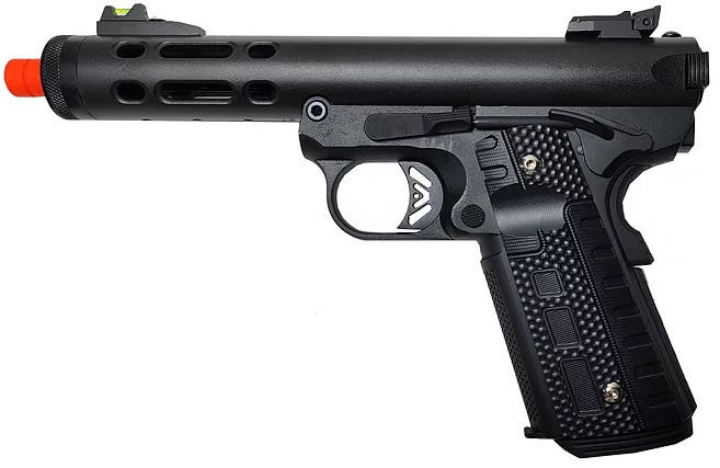 WE-Tech Galaxy02 1911 Series Full Metal Gas Blowback Airsoft Pistol, Black