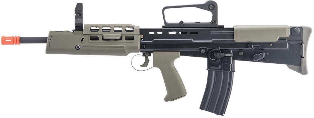 WE-Tech L85 Bullpup Gas Blowback Airsoft Rifle, Green/Black