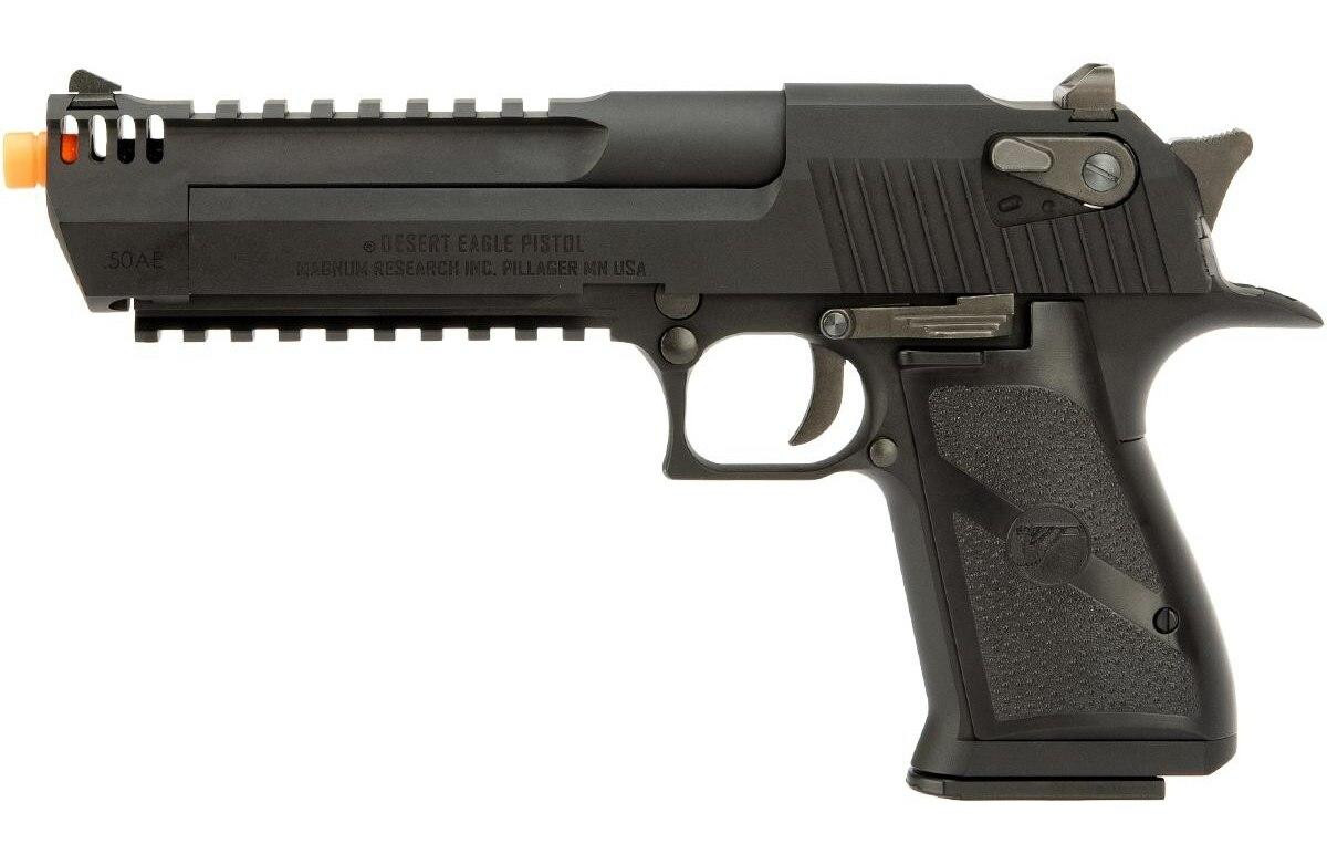 We-Tech Magnum Research Desert Eagle L6 .50AE Gas Blowback Pistol, Black