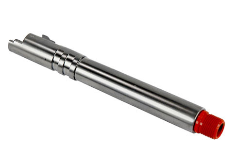WE Threaded Outer Barrel, Full Metal, Threaded Orange Muzzle, Fits WE Hi-Capa 5.1 Series Gas Blowbac