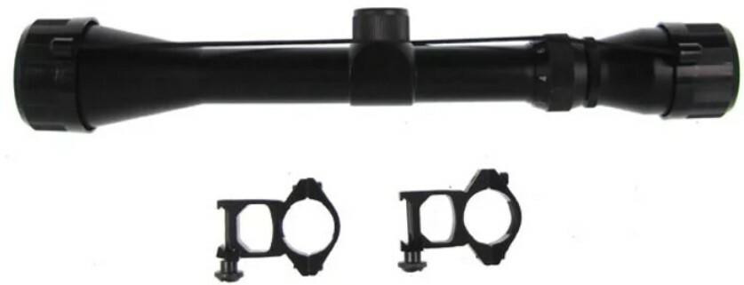 Well 3-9 x 40 Scope Ruby w/ Ring, Black